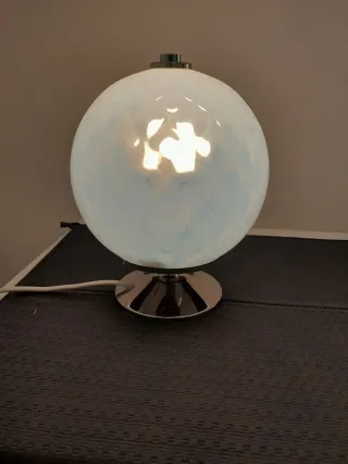 Lampada vintage vetro e metallo