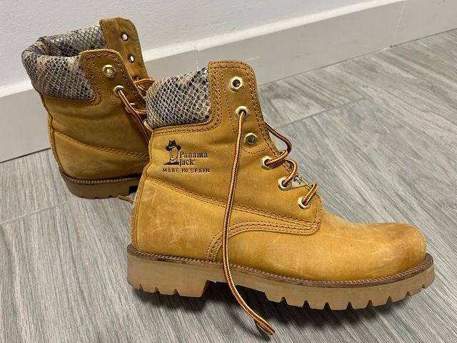 Botas Panama Jack Beige Talla 37