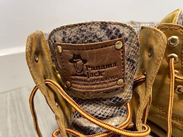 Botas Panama Jack Beige Talla 37
