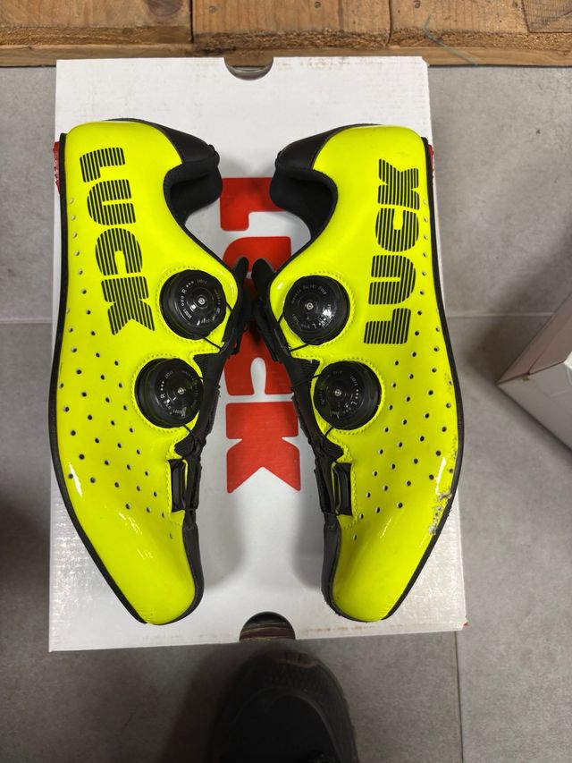 Zapatillas Ciclismo Luck Amarillas