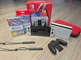 Nintendo Switch OLED Blanca y Negra