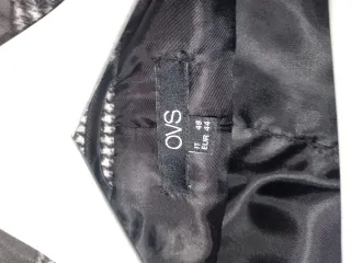 Cappotto OVS a quadri grigio taglia xl