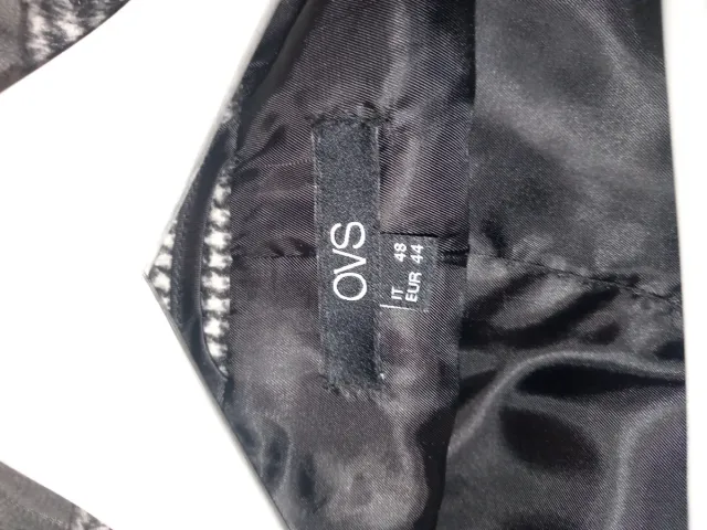 Cappotto OVS a quadri grigio taglia xl