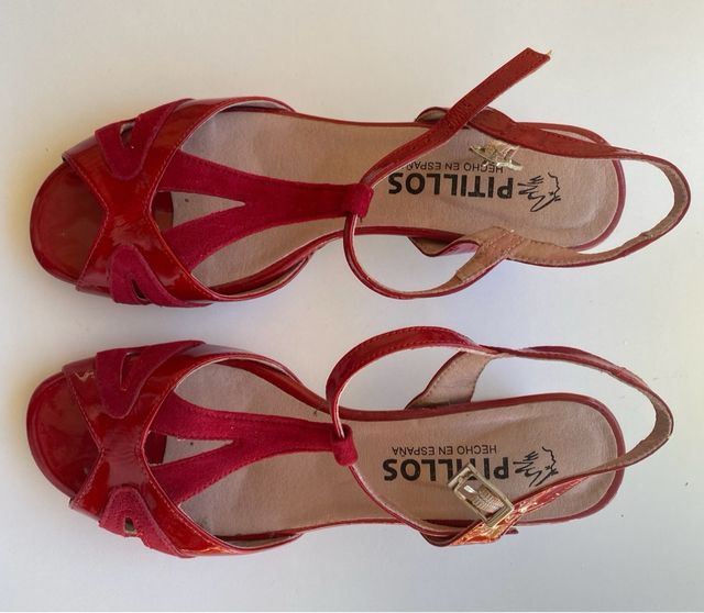 Zapatos Pitillos Piel Talla 38