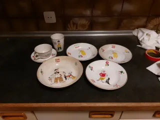 Juego Cerámica Infantil San Claudio Payasos