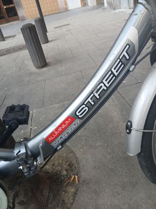 Bicicleta paseo aluminio plegable