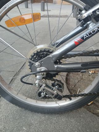 Bicicleta paseo aluminio plegable