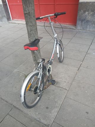 Bicicleta paseo aluminio plegable