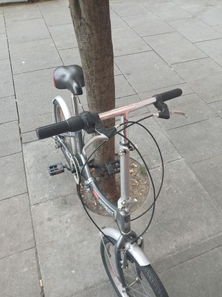 Bicicleta paseo aluminio plegable