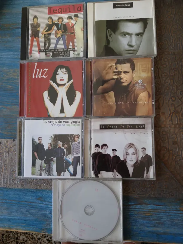 Lote 7 CDs Pop-Rock Nacional