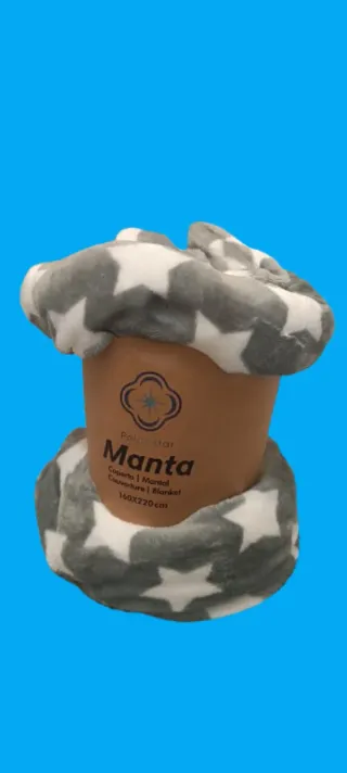 Manta Polar Estrellas 160x230 cm
