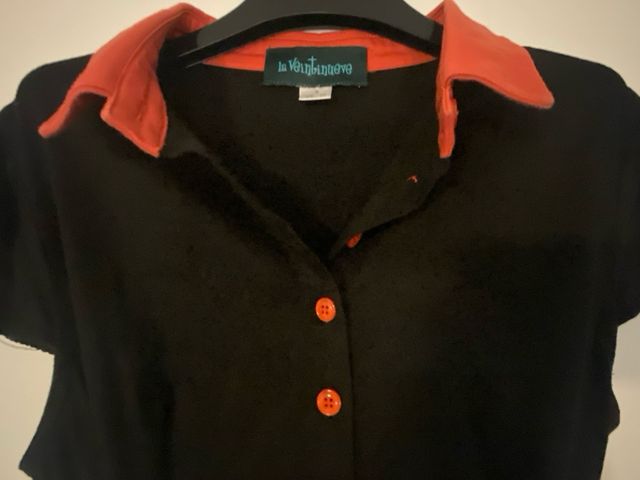 Vestido LaVeintinueve Tucanes Negro/Rojo