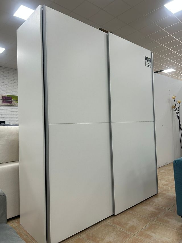 Armario corredera moderno color blanco NUEVO
