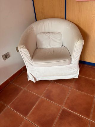 Sillón individual blanco