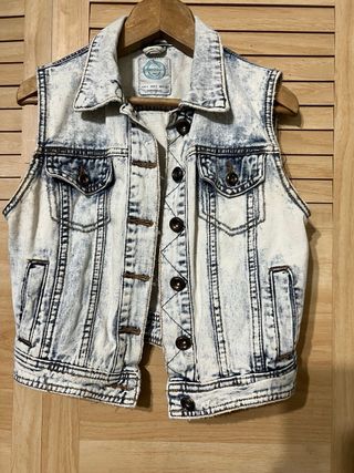 Chaleco vaquero Bershka Talla S