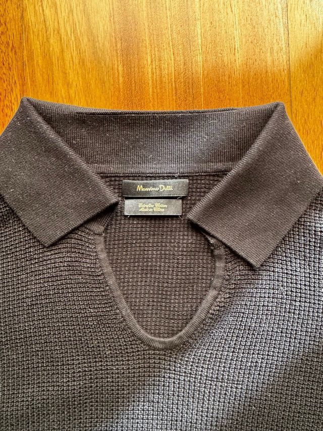 Polo Massimo Dutti rayas manga larga