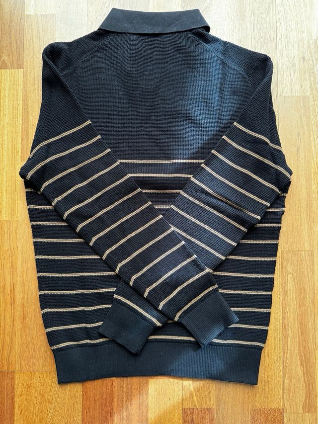 Polo Massimo Dutti rayas manga larga