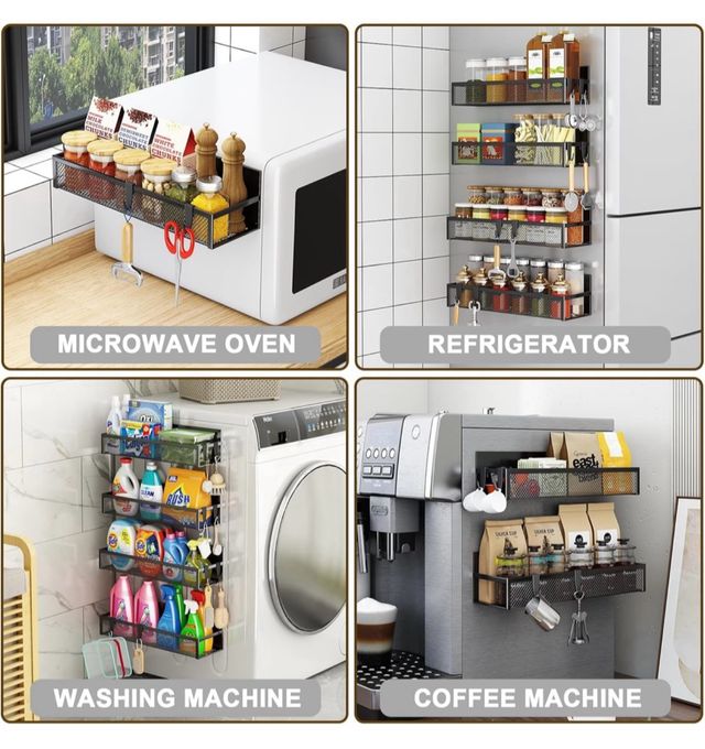 Estante Magnético Cocina 4 Pack