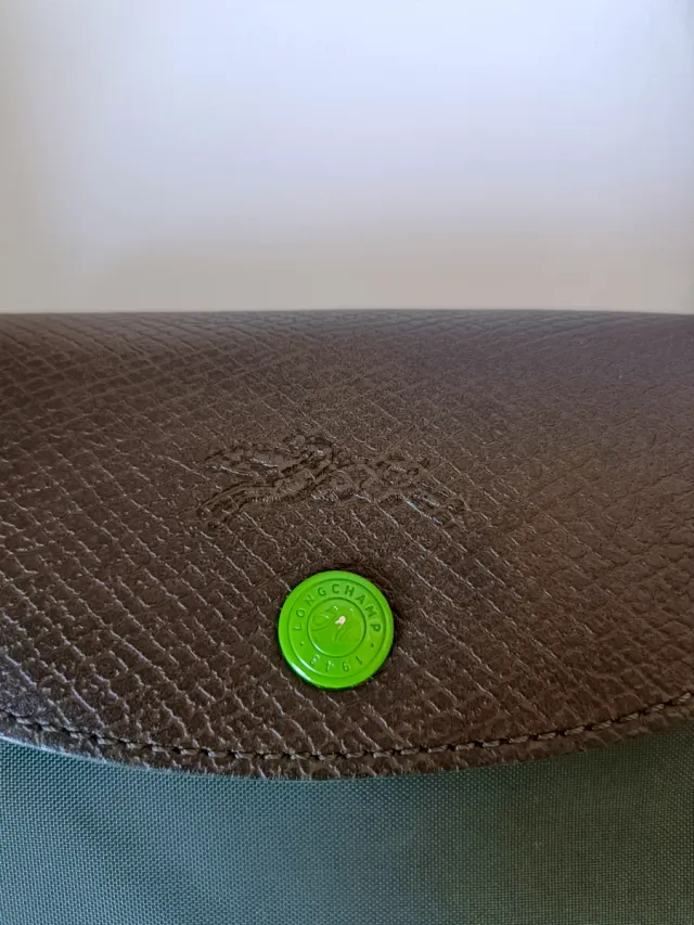 Bolso Longchamp Verde y Marrón