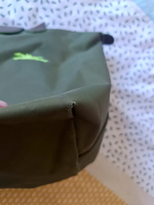 Bolso Longchamp Verde y Marrón