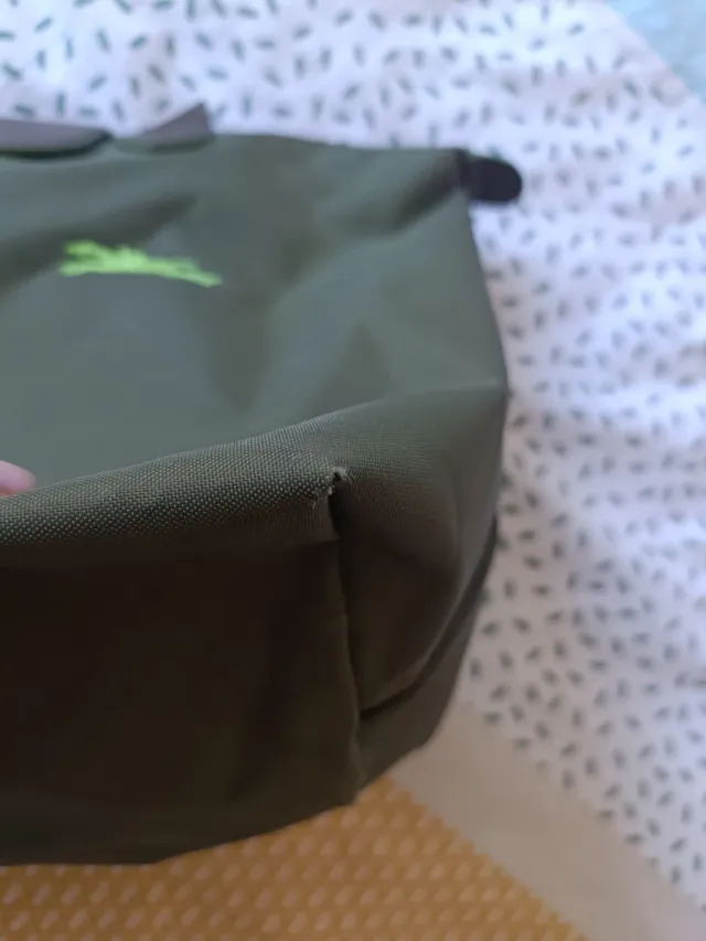 Bolso Longchamp Verde y Marrón