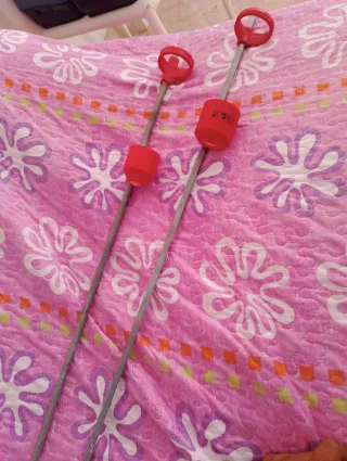 Tridope y 2 pinchos para cañas de pescar