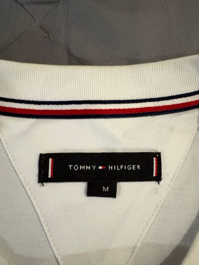 Camiseta Tommy Hilfiger Blanca Manga Corta
