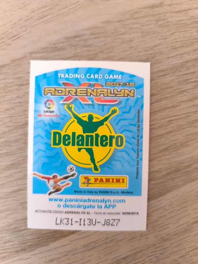 Carta Cristiano Ronaldo 2017-2018