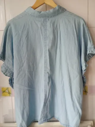 Camisa vaquera mujer amplia