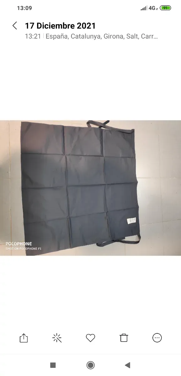 Delantal Francés Sager Gris