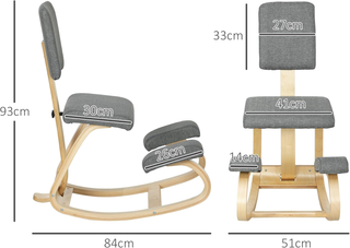 Sedia Ergonomica a Inginocchiatoio con Movimento a