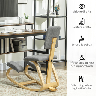 Sedia Ergonomica a Inginocchiatoio con Movimento a