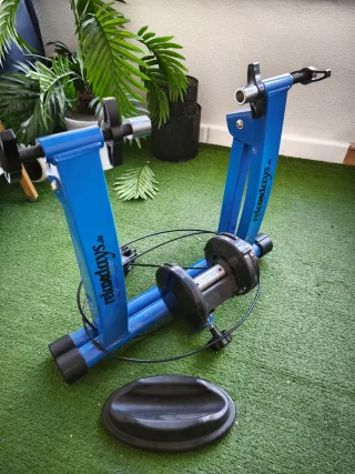 Rodillo Entrenamiento Bicicleta Azul