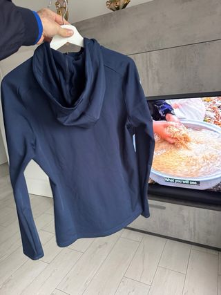 Felpa Nike con cappuccio donna blu