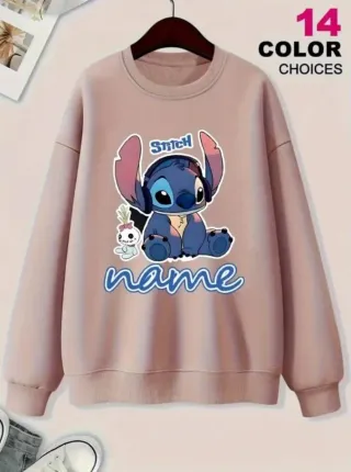 Sudadera Stich Personalizada Disney