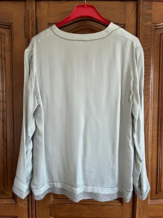 Blusa Alba Conde Plata Talla M