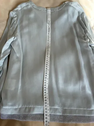 Blusa Alba Conde Plata Talla M