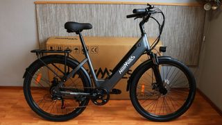 Bicicleta Eléctrica Ebike HillMiles City 1 Gris