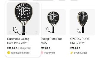 Racchetta Padel Oxdog 38mm Frame