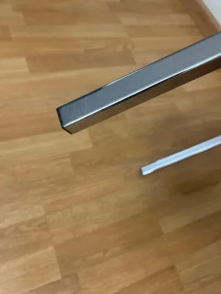 Juego de 4 sillas de comedor blancas