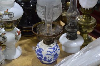 Colección de quinqué antiguos