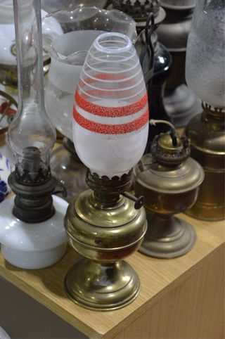 Colección de quinqué antiguos