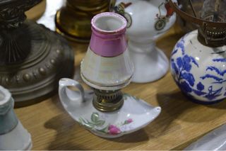 Colección de quinqué antiguos