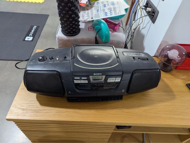 Radio Cassette Sony CFD-222L Negra/Gris