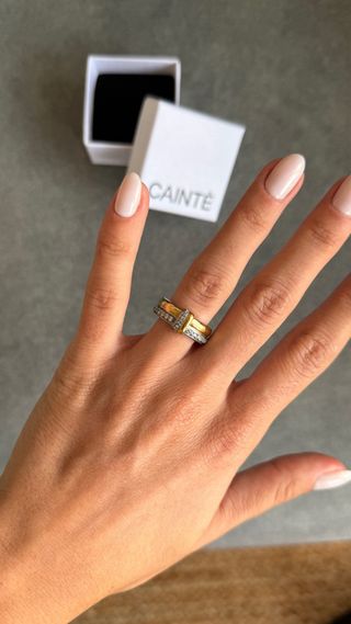 Anillo CAINTÈ Oro y Plata