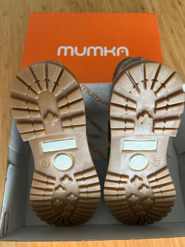 Botines Mumka Girasoles Nuevos Talla 38