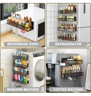 Estante Magnético Cocina 4 Piezas