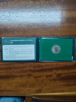 Moeda 250$00 Escudos 1984 FAO Conferência