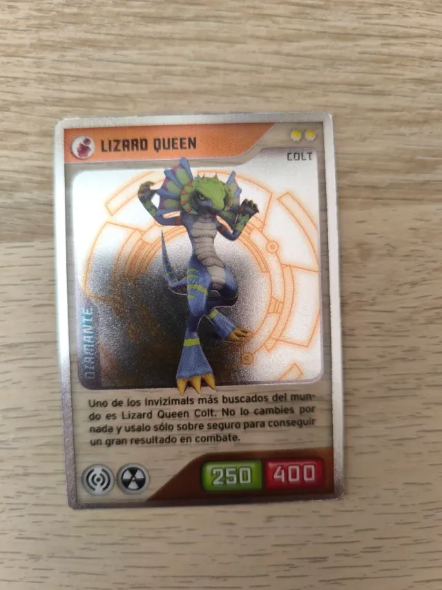 Carta Invizimals Lizard Queen Colt 2009-2013