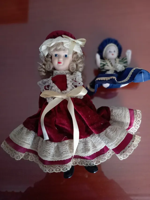 Muñecas de porcelana vintage